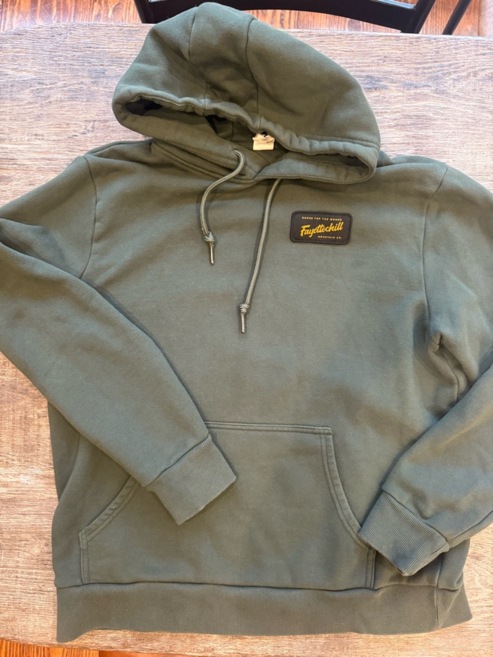 Fayettechill Men's Olive Green Pullover Hoodie